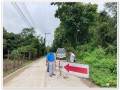 ปฏิบัติภารกิจตรวจสอบความเสียหายของถนนด้านทิศใต้สนามกีฬากลางเทศบาลตำบลบ้านใหม่ ... Image 1