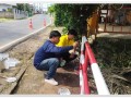 ปฏิบัติภารกิจติดตั้งราวกันตกบริเวณบ้านนายสอง พรมอินถา จำนวน ... Image 1