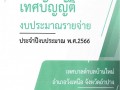 เทศบัญญัติงบประมาณรายจ่ายประจำปีงบประมาณ พ.ศ.2566 Image 1